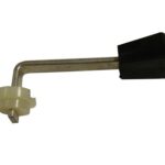 Cranked flat bar lever