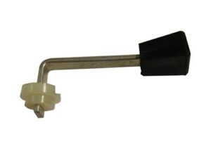 Cranked flat bar lever