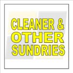 Cleaner & Other Sundries