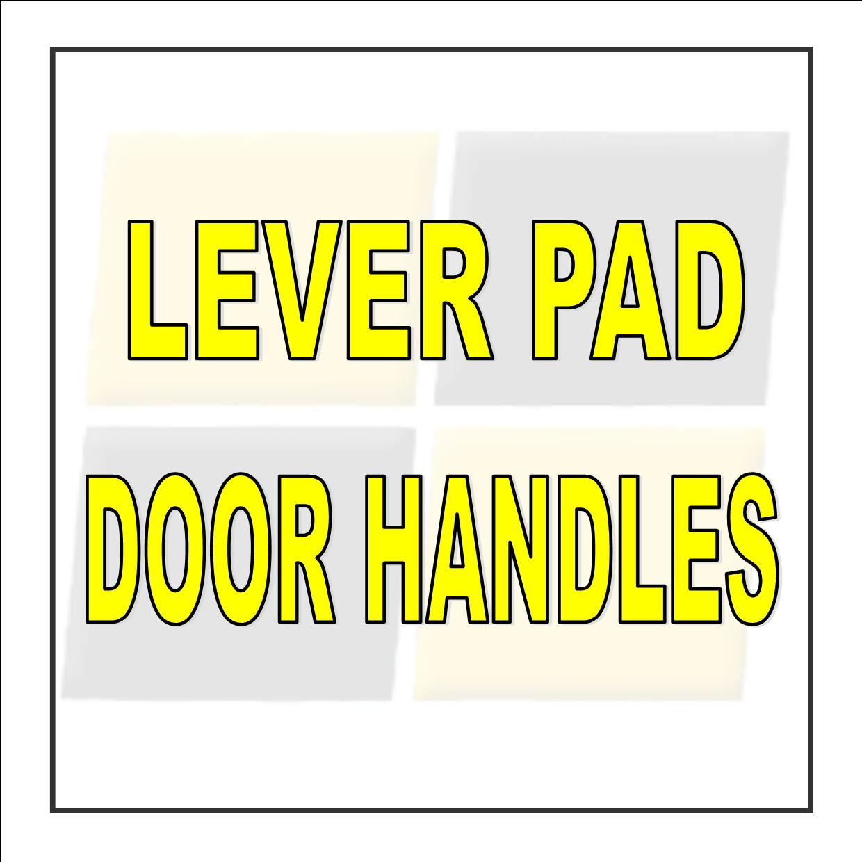 Lever Pad Door Handles