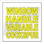 Window Handle Variable Cockspur